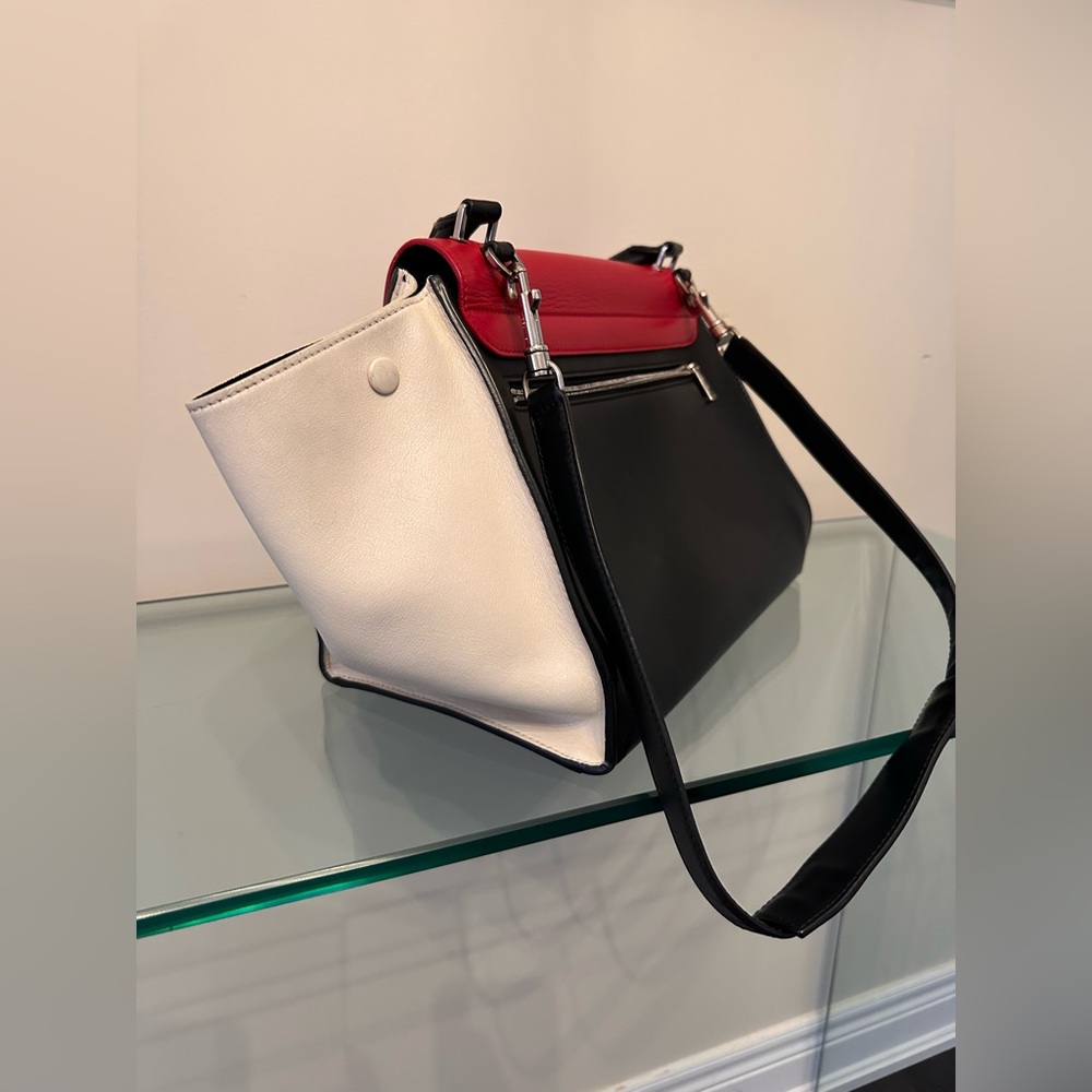 Celine Tricolor Leather Medium Trapeze Bag - Picture 8 of 15